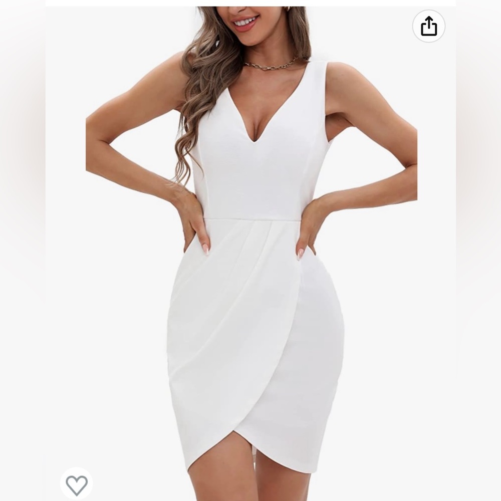 Oxiuly Women’s Wrap V Neck Dress
